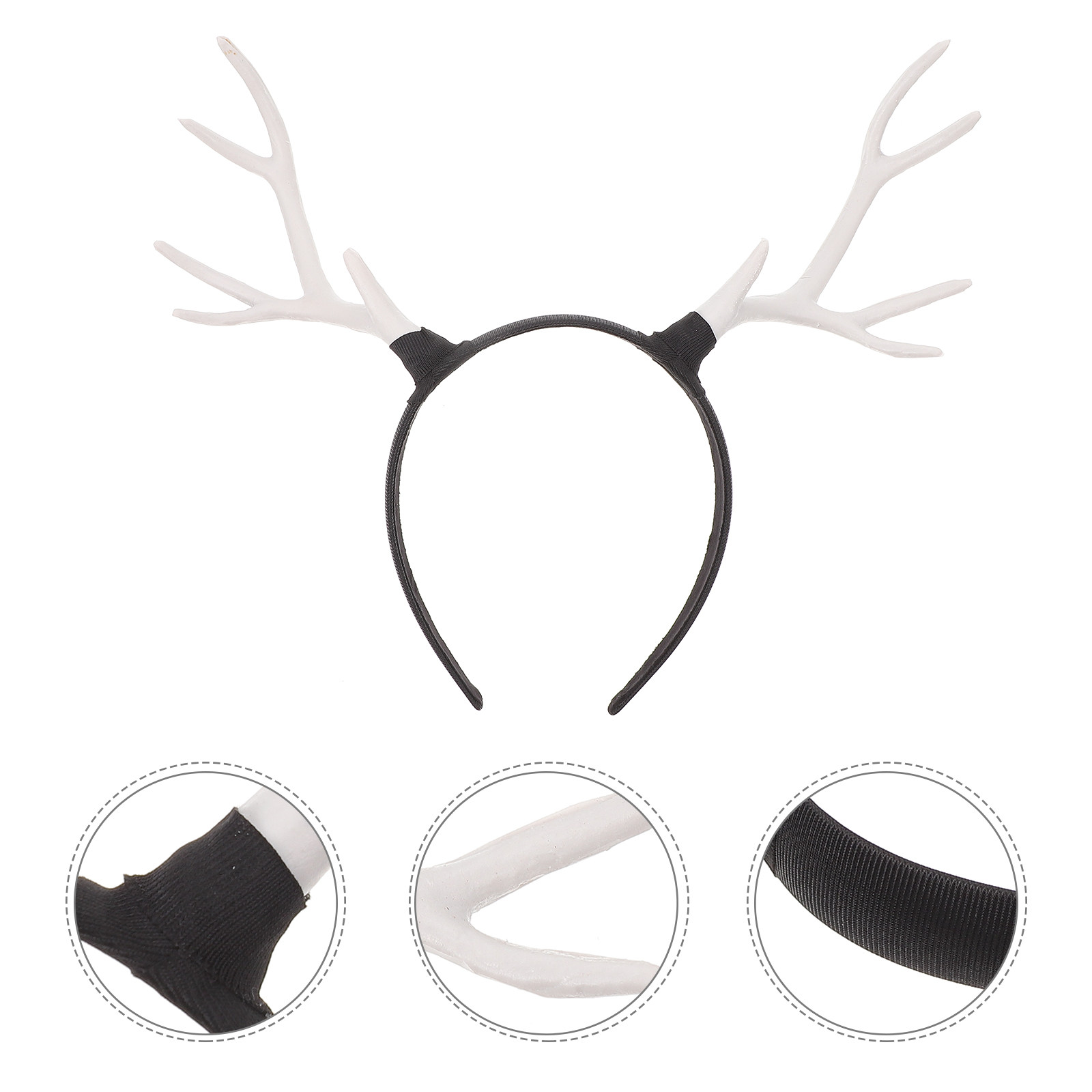Reindeer Antlers Headband - 1 pièce, adorable bandeau de Noël