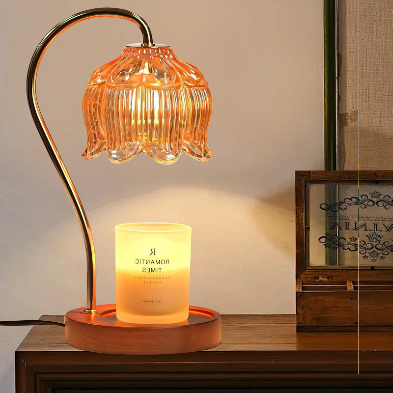 Holiday Candle Set - Lampe chauffe-bougie avec minuterie variable :