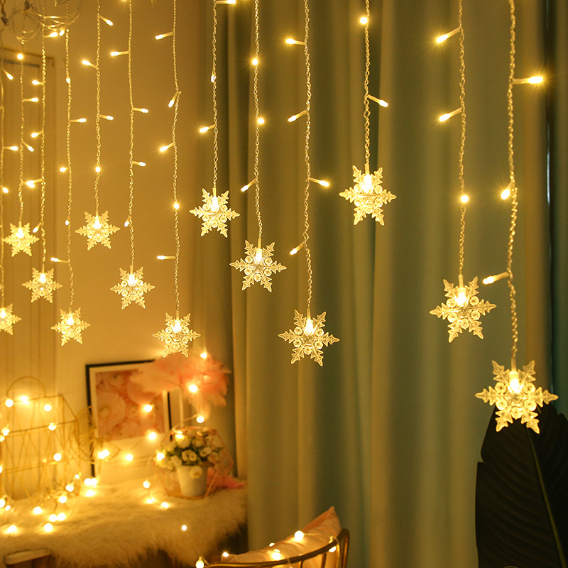 Led Fairy String Lights - Rideau lumineux LED flocon de neige