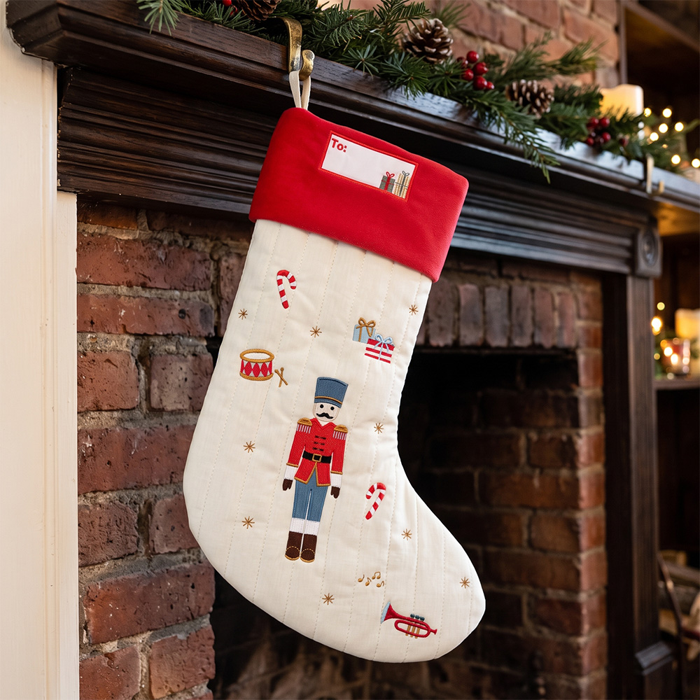 Christmas Stocking Hanging - Chaussette de Noël personnalisée avec motif