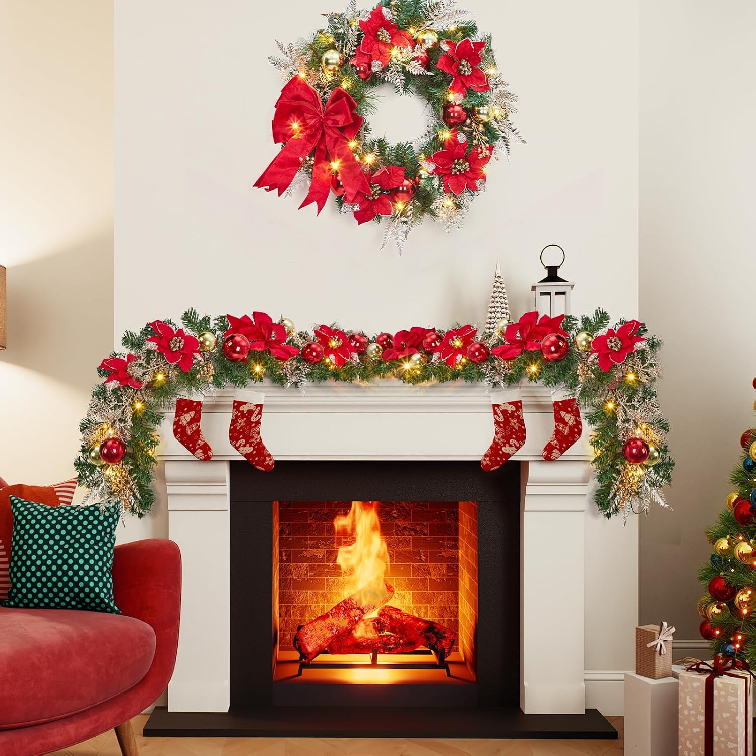Guirlande de Noël pré-éclairée - Led Fairy String Lights avis et prix