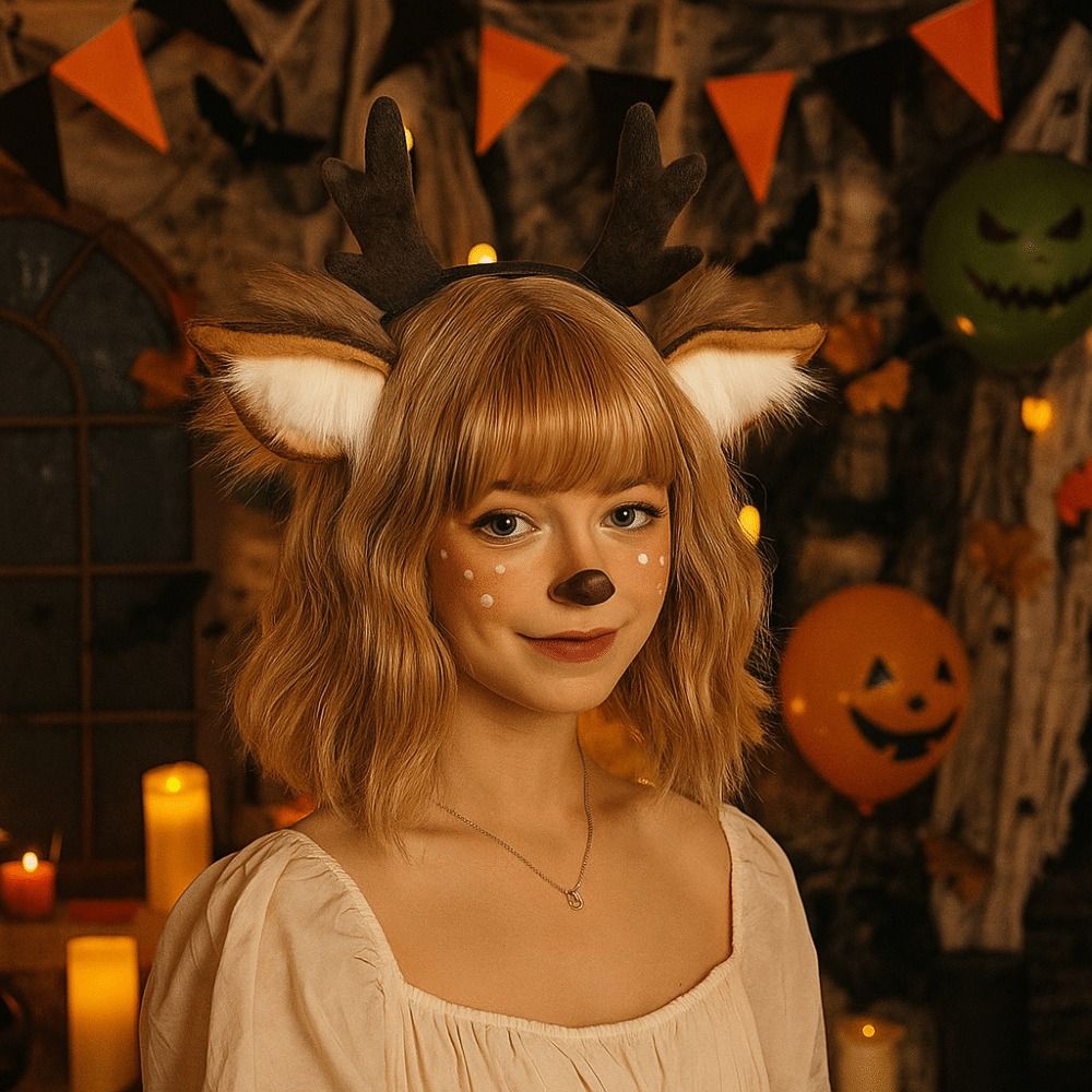 Bandeau unisexe en bois de ren - Reindeer Antlers Headband avis et prix