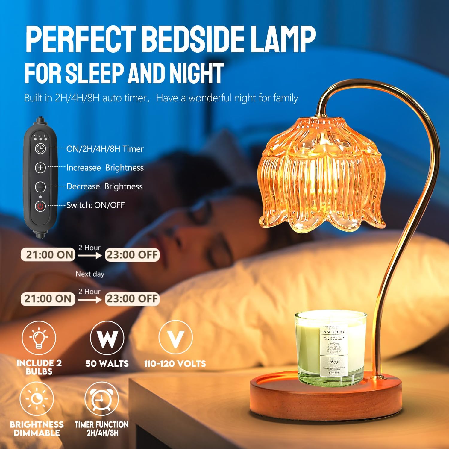 Lampe chauffe-bougie avec minu - Holiday Candle Set avis et prix