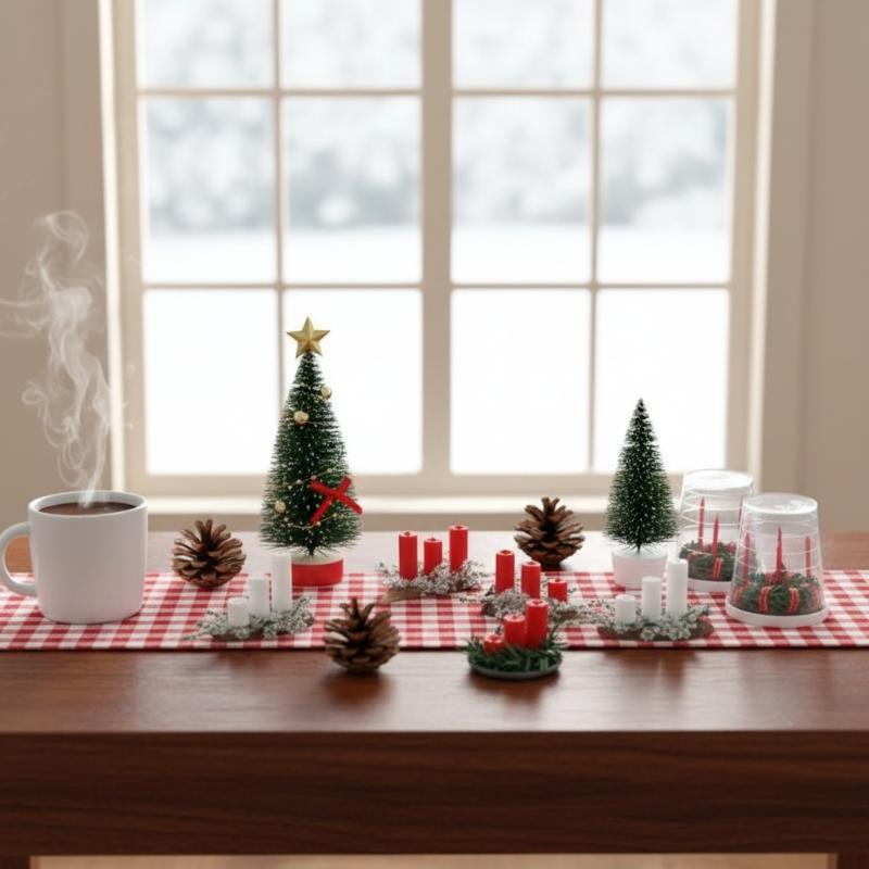 ! Accessoires de scène de Noël - Holiday Candle Set avis et prix