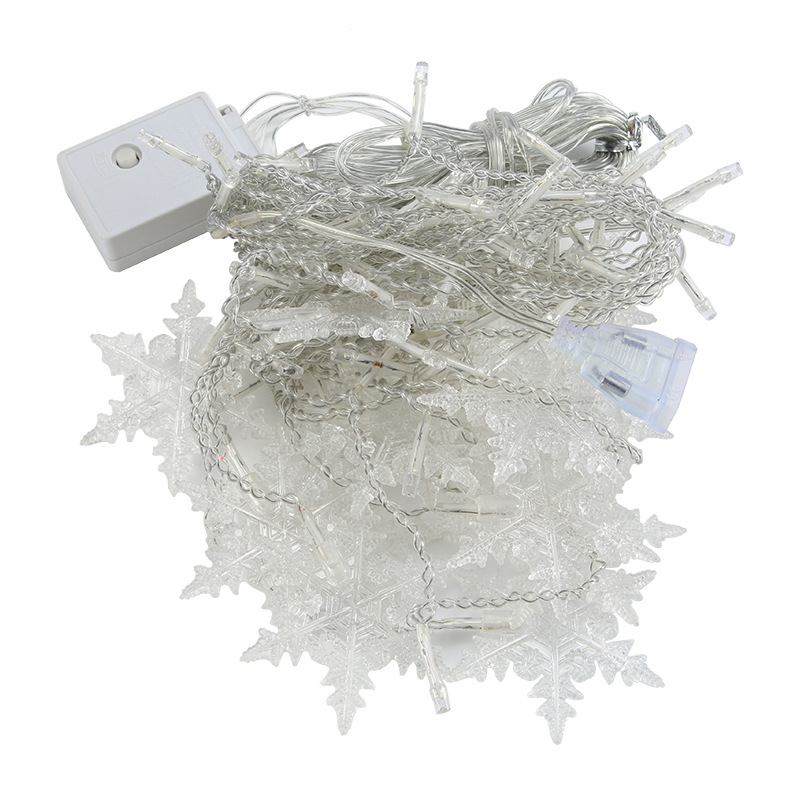 Rideau lumineux LED flocon de  - Led Fairy String Lights avis et prix