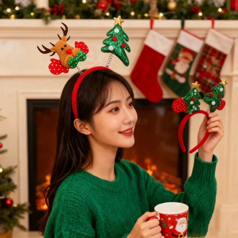 1-5PCS Serre-tête de Noël en b - Reindeer Antlers Headband avis et prix