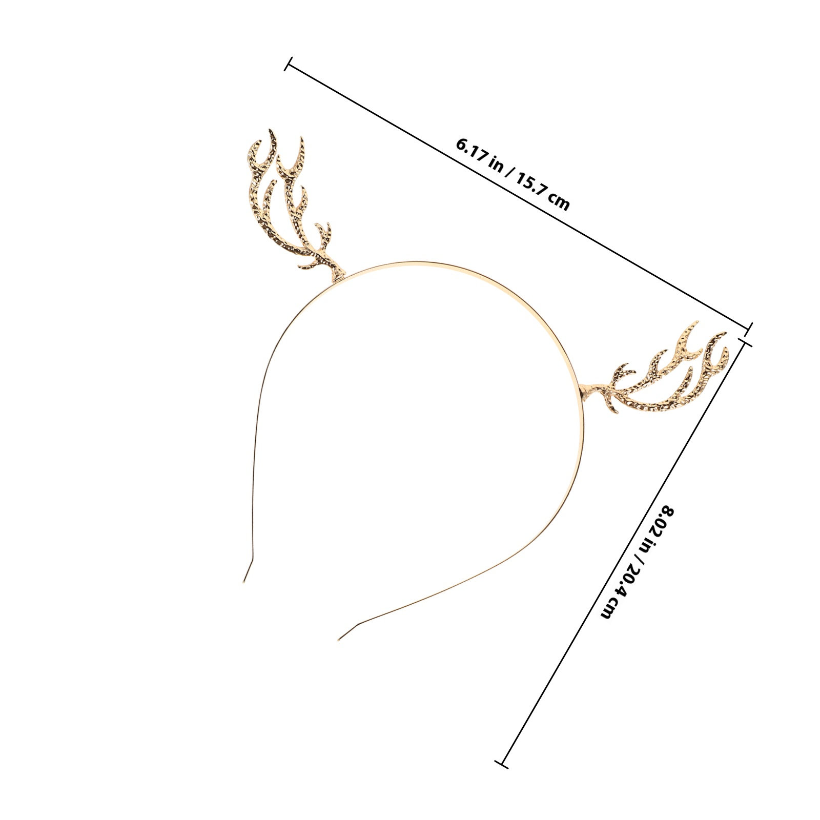 Serre-tête de Noël, bandeau à  - Reindeer Antlers Headband avis et prix